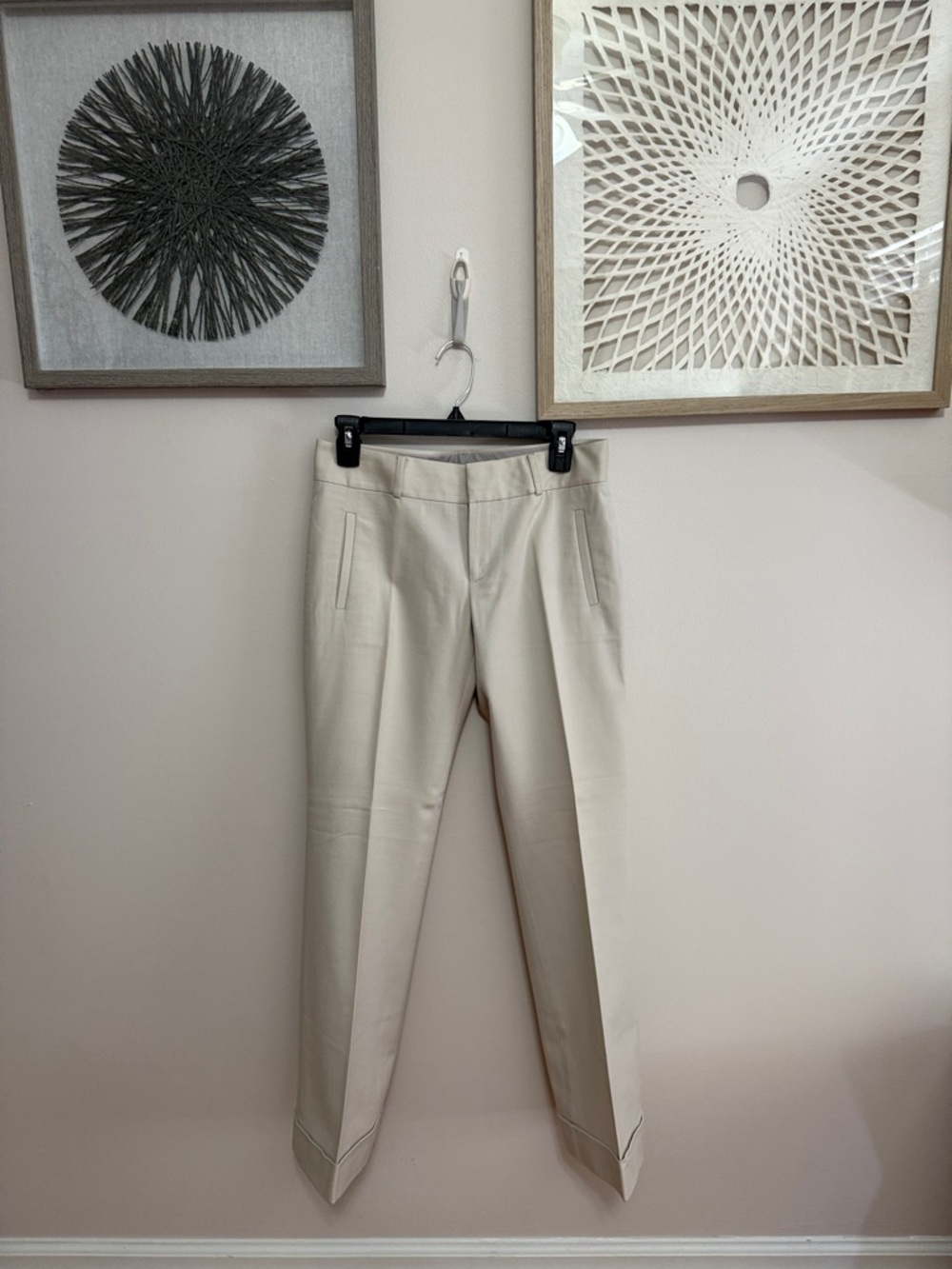 Banana Republic Women Dress Pants in Light Beige